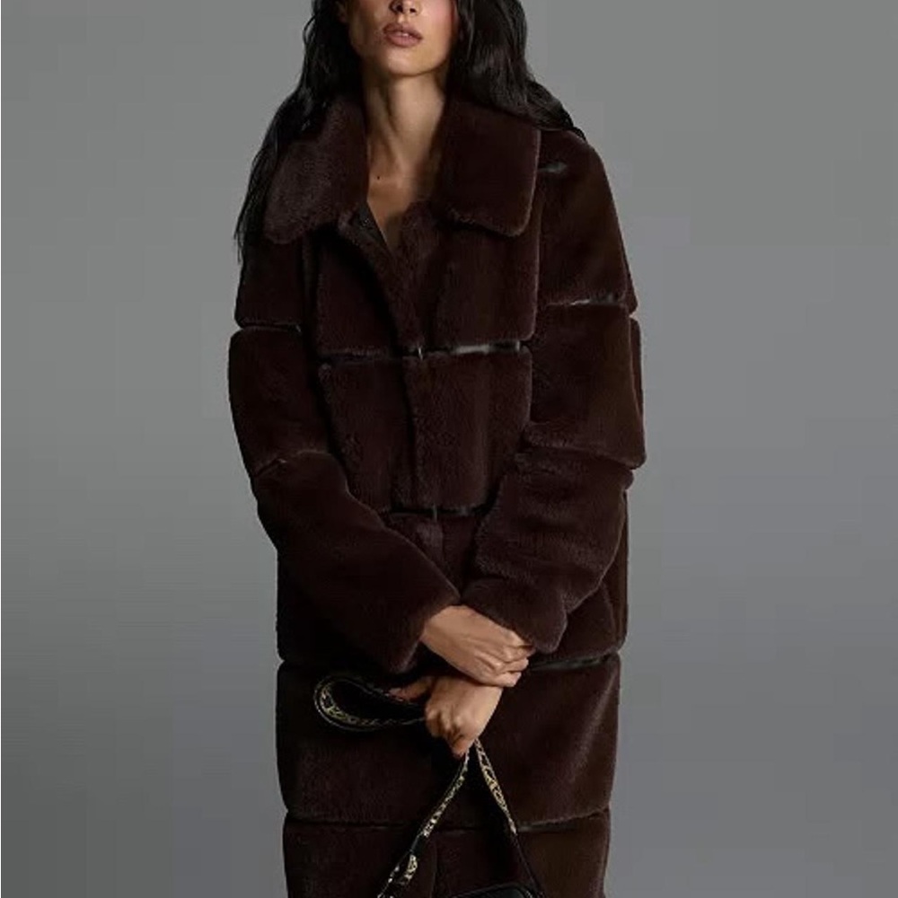 Elegant Dark Brown Teddy Jacket